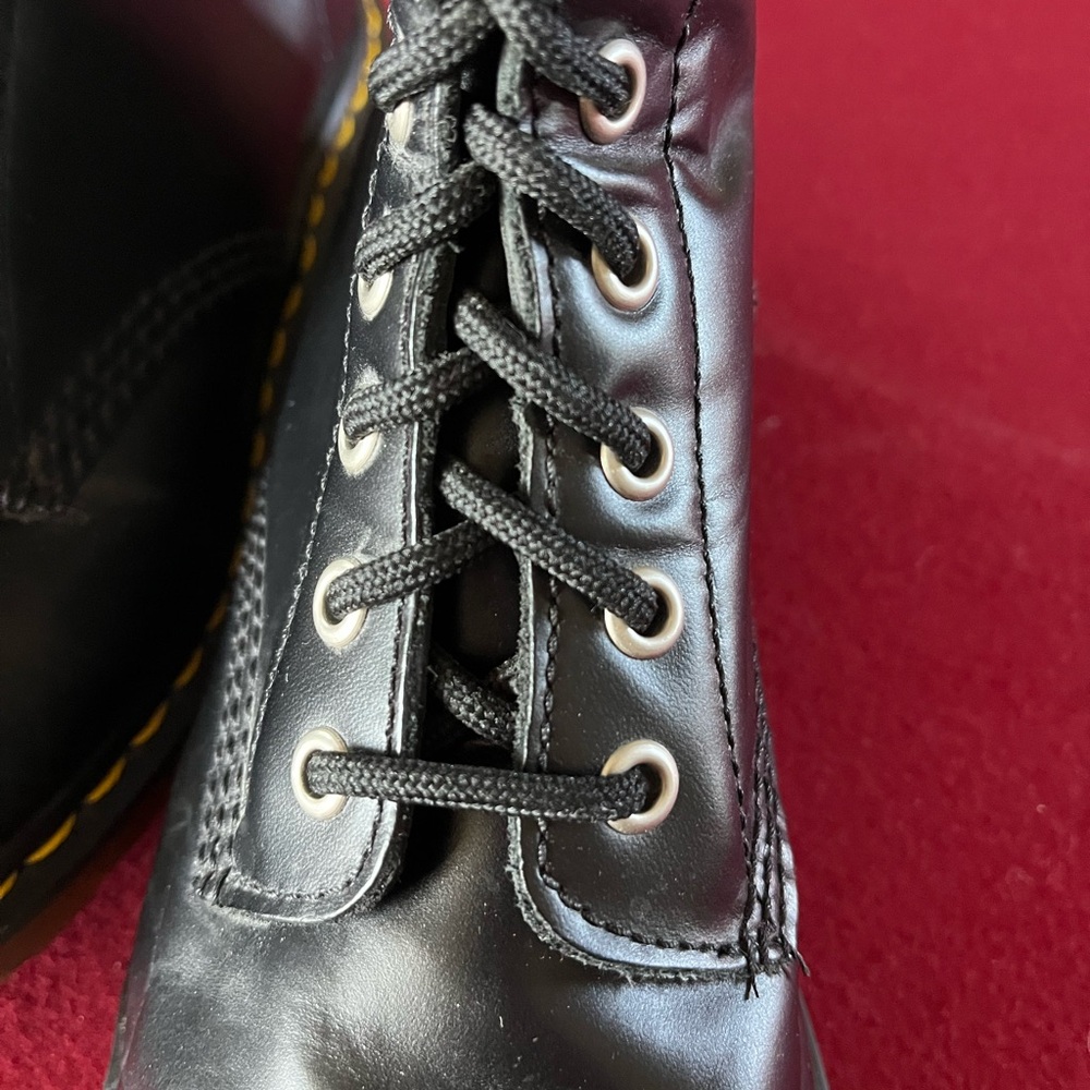 Dr. Martens Black Leather Boots - Picture 3 of 7